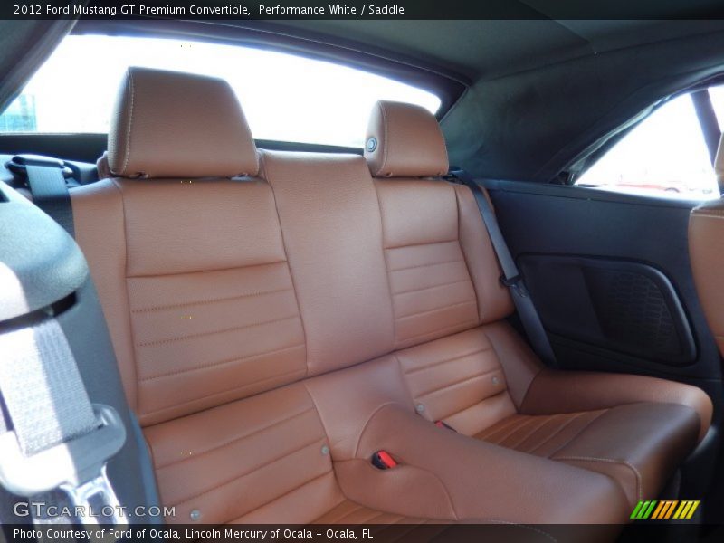 Performance White / Saddle 2012 Ford Mustang GT Premium Convertible