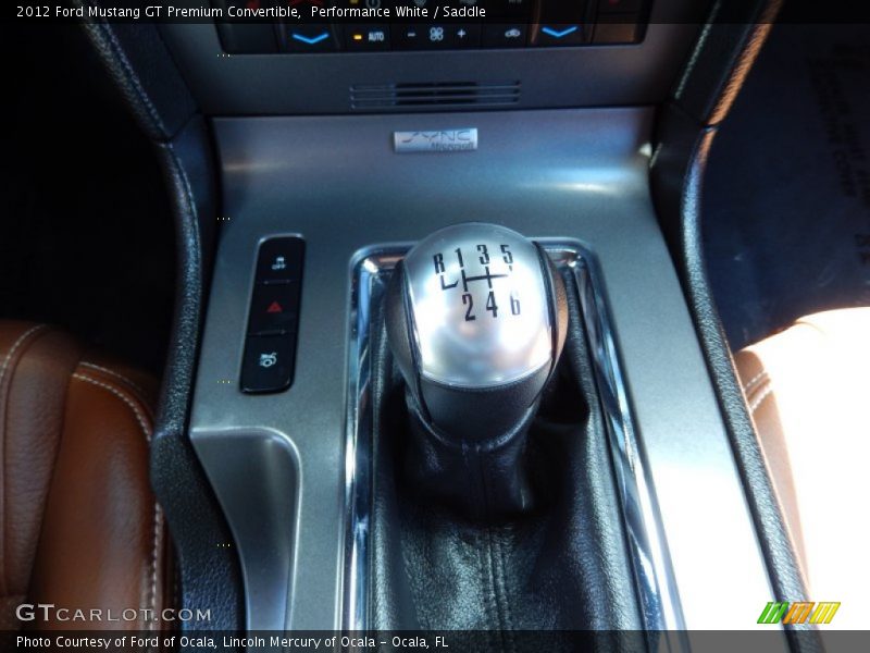 Performance White / Saddle 2012 Ford Mustang GT Premium Convertible