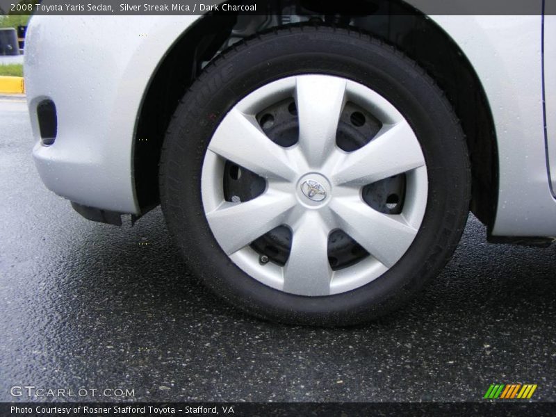 Silver Streak Mica / Dark Charcoal 2008 Toyota Yaris Sedan