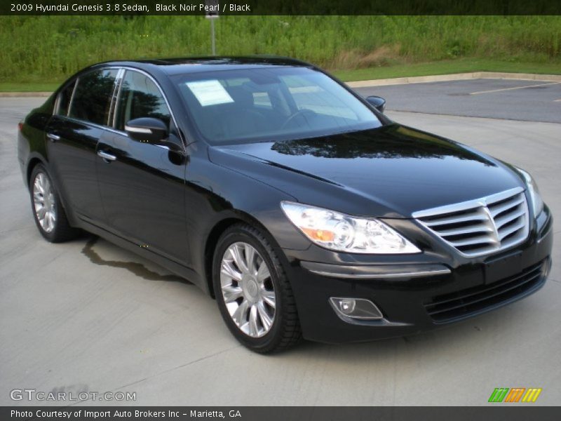Front 3/4 View of 2009 Genesis 3.8 Sedan