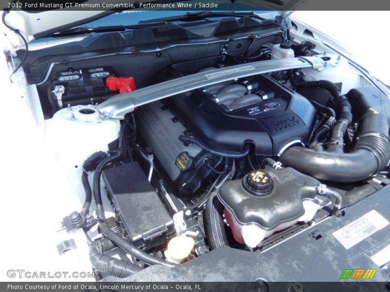 Performance White / Saddle 2012 Ford Mustang GT Premium Convertible