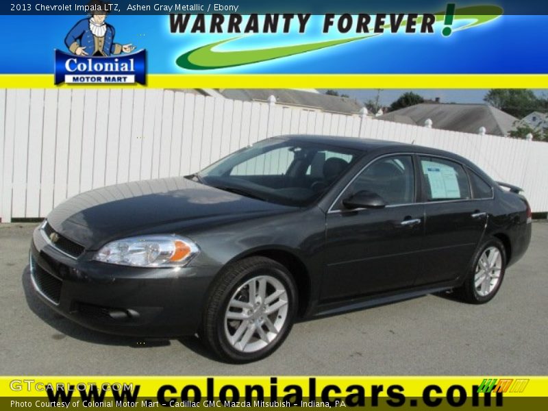 Ashen Gray Metallic / Ebony 2013 Chevrolet Impala LTZ
