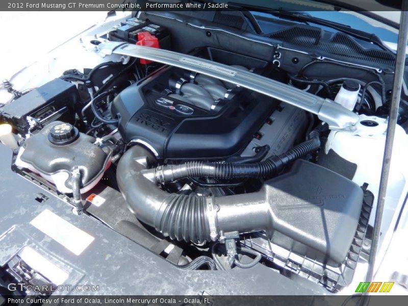 Performance White / Saddle 2012 Ford Mustang GT Premium Convertible
