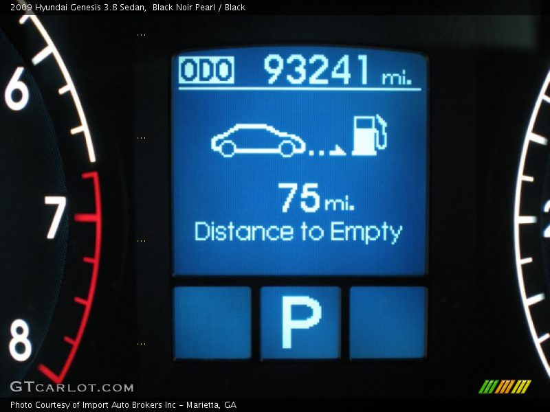 Black Noir Pearl / Black 2009 Hyundai Genesis 3.8 Sedan