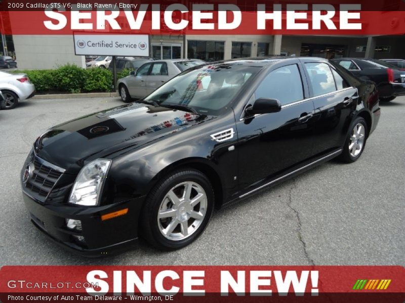 Black Raven / Ebony 2009 Cadillac STS V6