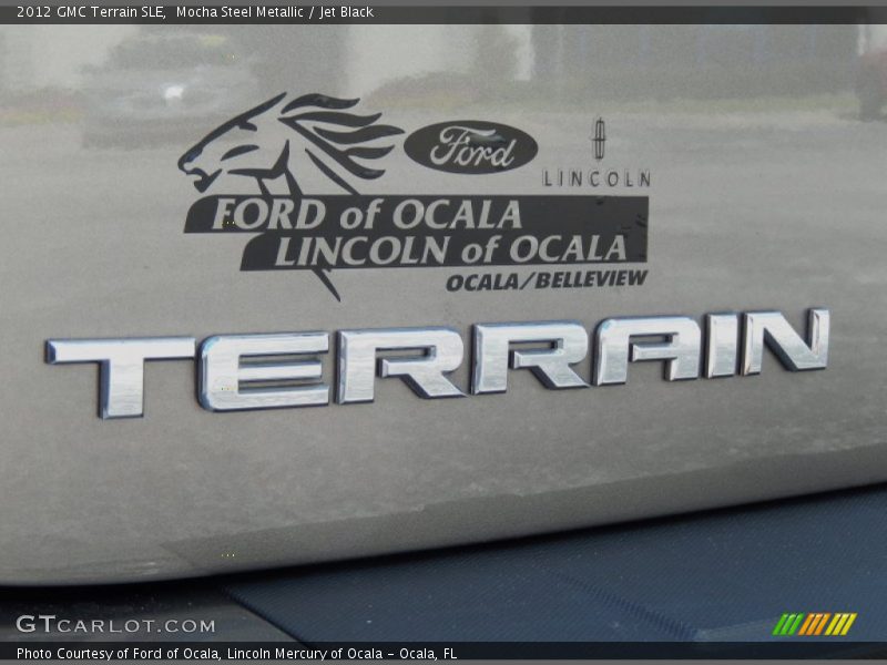 Mocha Steel Metallic / Jet Black 2012 GMC Terrain SLE