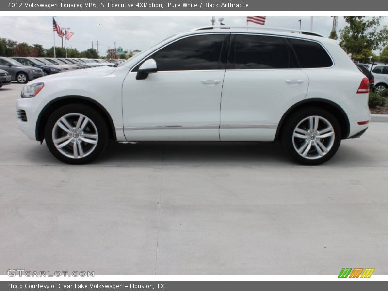 Pure White / Black Anthracite 2012 Volkswagen Touareg VR6 FSI Executive 4XMotion