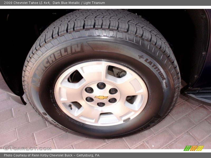 Dark Blue Metallic / Light Titanium 2009 Chevrolet Tahoe LS 4x4