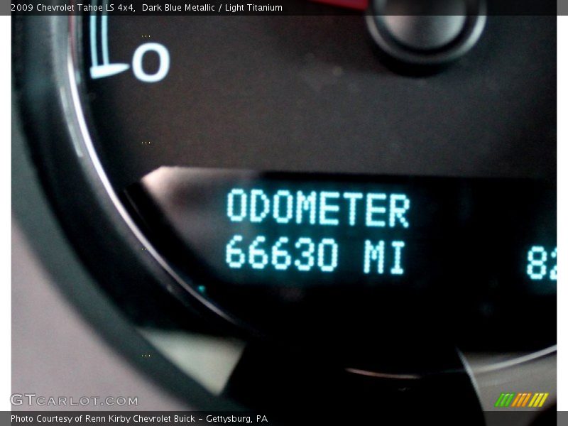 Dark Blue Metallic / Light Titanium 2009 Chevrolet Tahoe LS 4x4