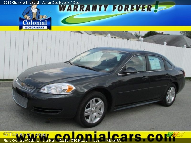 Ashen Gray Metallic / Gray 2013 Chevrolet Impala LT