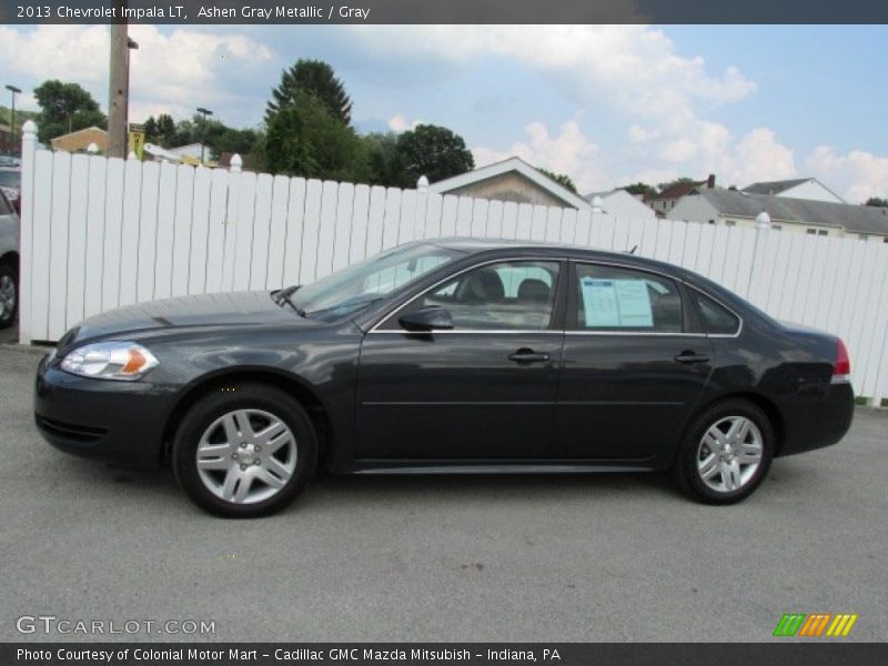 Ashen Gray Metallic / Gray 2013 Chevrolet Impala LT