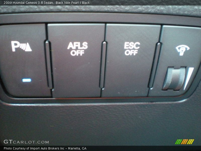 Black Noir Pearl / Black 2009 Hyundai Genesis 3.8 Sedan