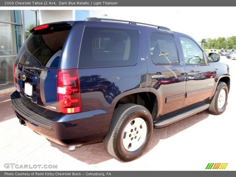 Dark Blue Metallic / Light Titanium 2009 Chevrolet Tahoe LS 4x4