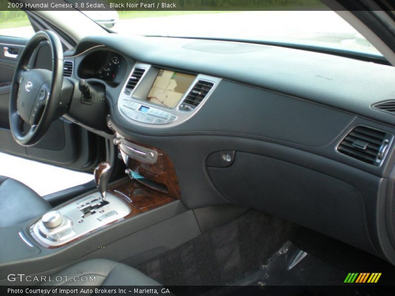 Black Noir Pearl / Black 2009 Hyundai Genesis 3.8 Sedan
