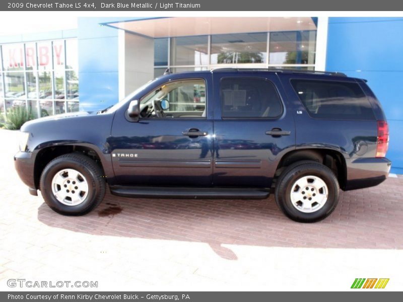 Dark Blue Metallic / Light Titanium 2009 Chevrolet Tahoe LS 4x4