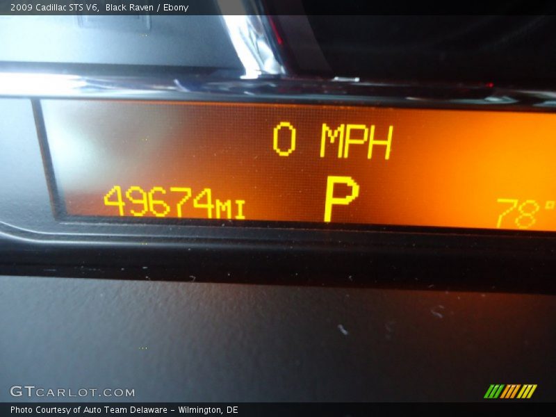Black Raven / Ebony 2009 Cadillac STS V6
