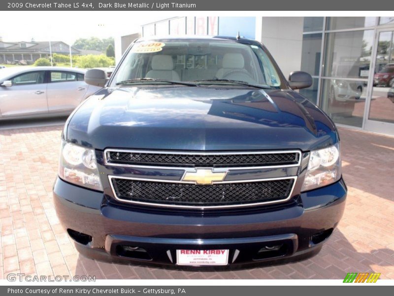 Dark Blue Metallic / Light Titanium 2009 Chevrolet Tahoe LS 4x4