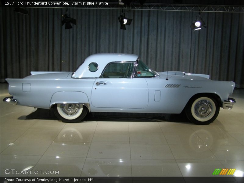 1957 Ford Thunderbird Power Blue / White, Profile - 1957 Ford Thunderbird Convertible