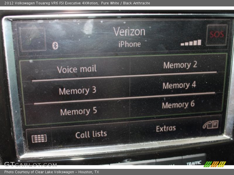 Pure White / Black Anthracite 2012 Volkswagen Touareg VR6 FSI Executive 4XMotion