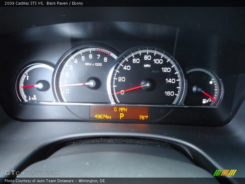 Black Raven / Ebony 2009 Cadillac STS V6