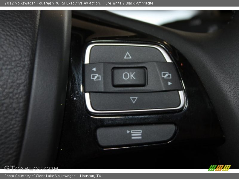 Pure White / Black Anthracite 2012 Volkswagen Touareg VR6 FSI Executive 4XMotion