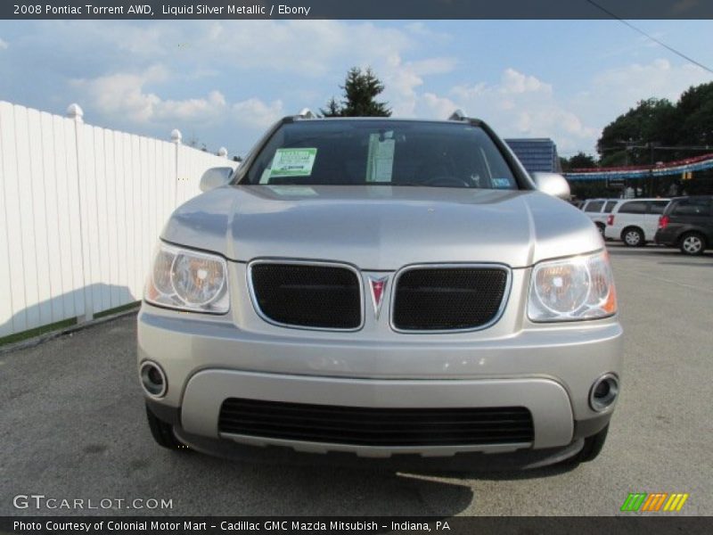 Liquid Silver Metallic / Ebony 2008 Pontiac Torrent AWD