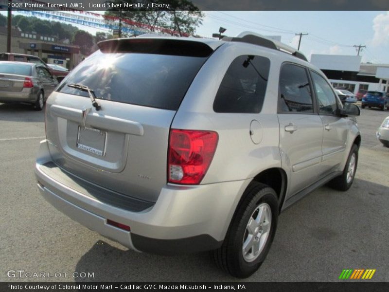 Liquid Silver Metallic / Ebony 2008 Pontiac Torrent AWD