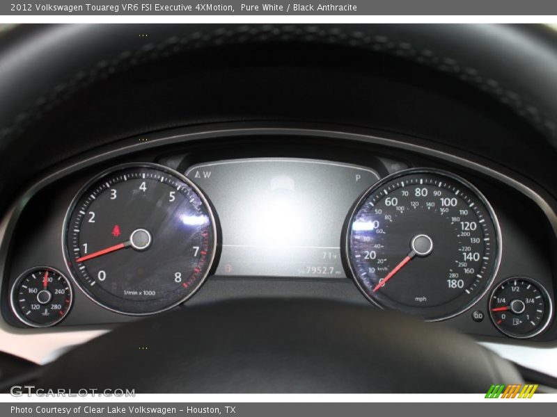 Pure White / Black Anthracite 2012 Volkswagen Touareg VR6 FSI Executive 4XMotion