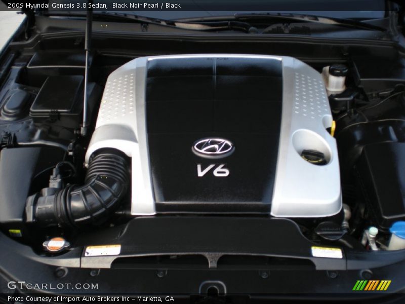  2009 Genesis 3.8 Sedan Engine - 3.8 Liter DOHC 24-Valve Dual CVVT V6