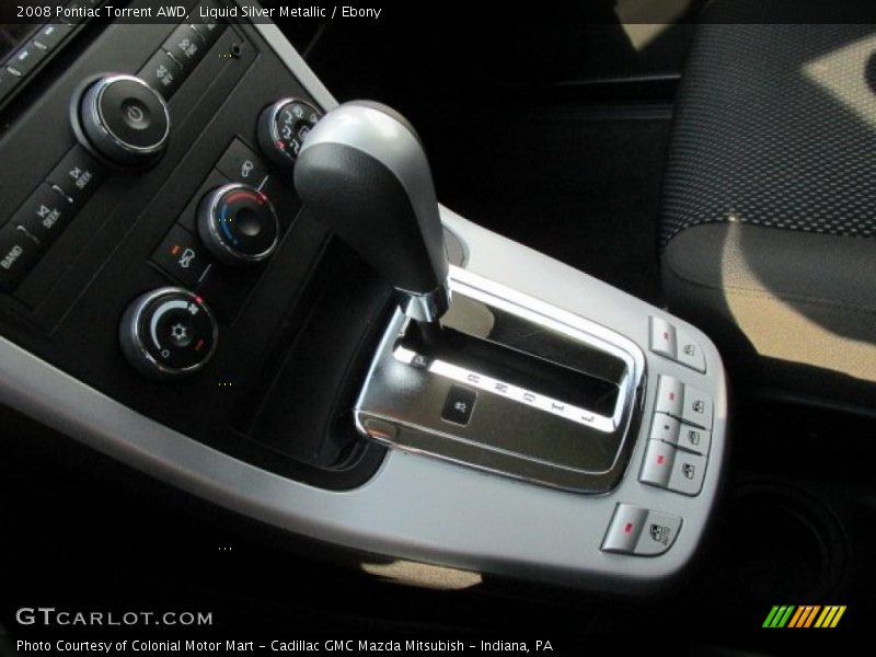 Liquid Silver Metallic / Ebony 2008 Pontiac Torrent AWD