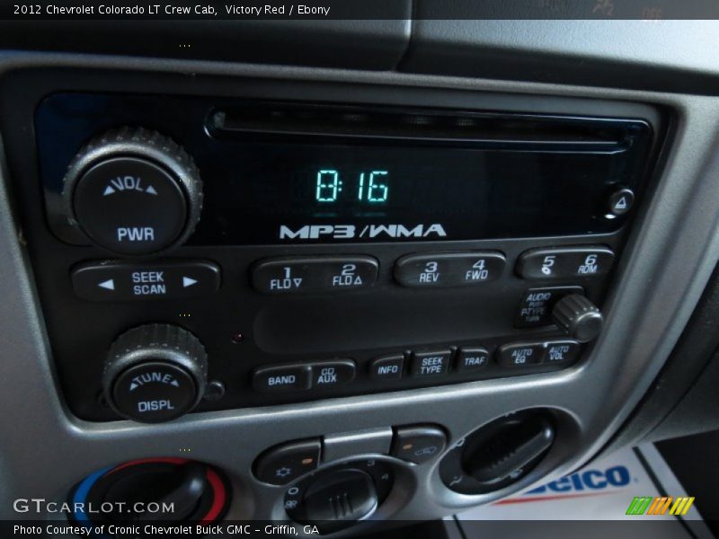 Victory Red / Ebony 2012 Chevrolet Colorado LT Crew Cab