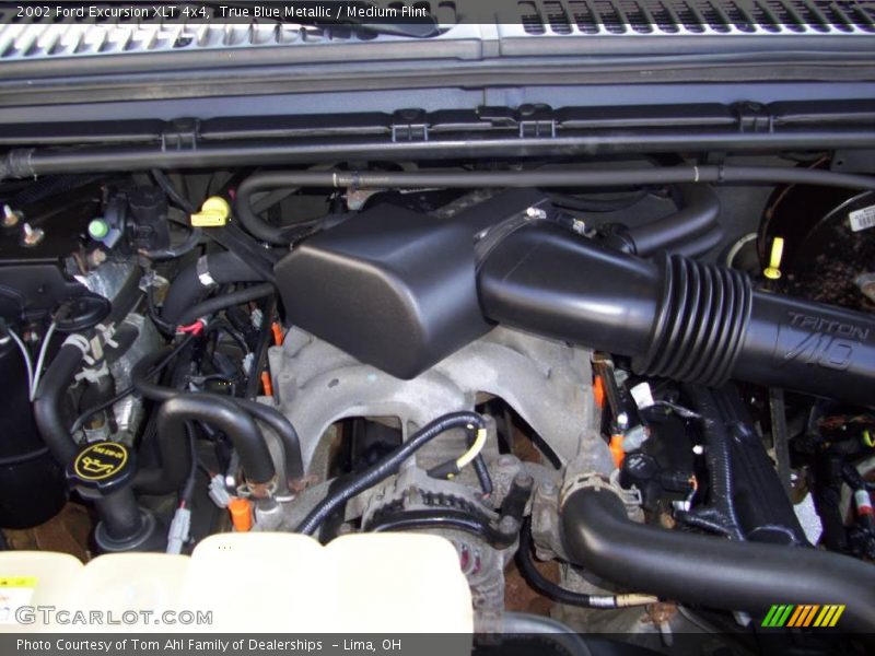 True Blue Metallic / Medium Flint 2002 Ford Excursion XLT 4x4