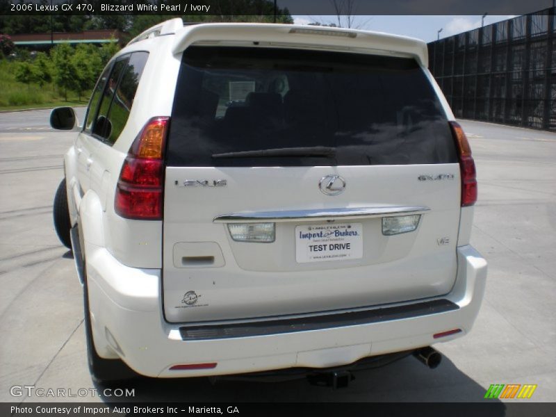Blizzard White Pearl / Ivory 2006 Lexus GX 470