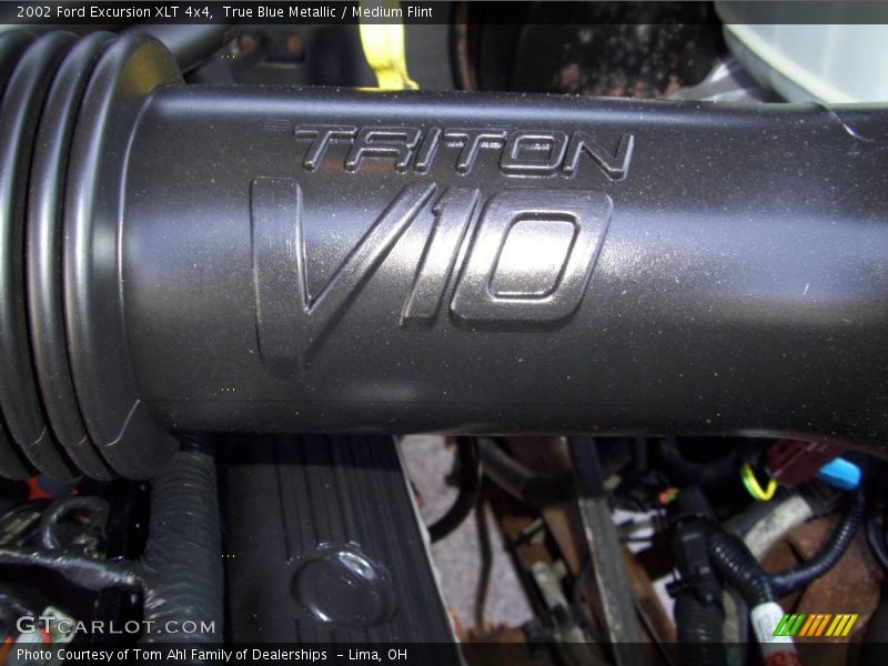True Blue Metallic / Medium Flint 2002 Ford Excursion XLT 4x4