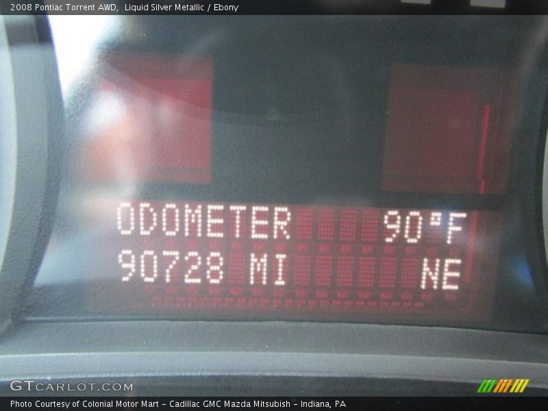 Liquid Silver Metallic / Ebony 2008 Pontiac Torrent AWD