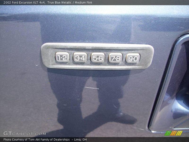 True Blue Metallic / Medium Flint 2002 Ford Excursion XLT 4x4