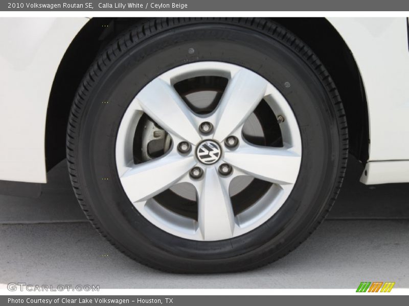 Calla Lilly White / Ceylon Beige 2010 Volkswagen Routan SE