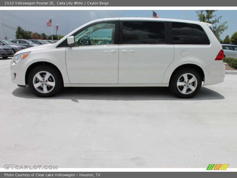 Calla Lilly White / Ceylon Beige 2010 Volkswagen Routan SE