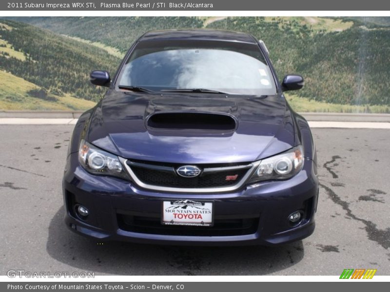 Plasma Blue Pearl / STI  Black/Alcantara 2011 Subaru Impreza WRX STi