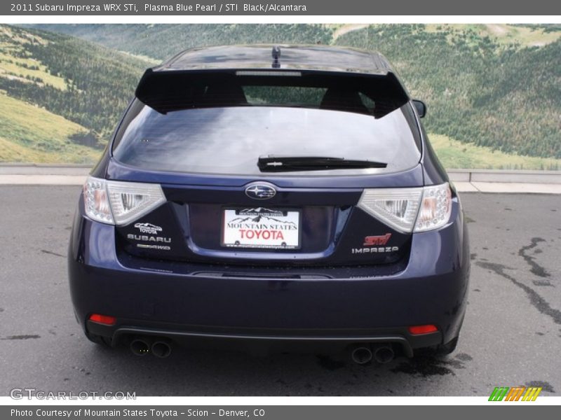 Plasma Blue Pearl / STI  Black/Alcantara 2011 Subaru Impreza WRX STi