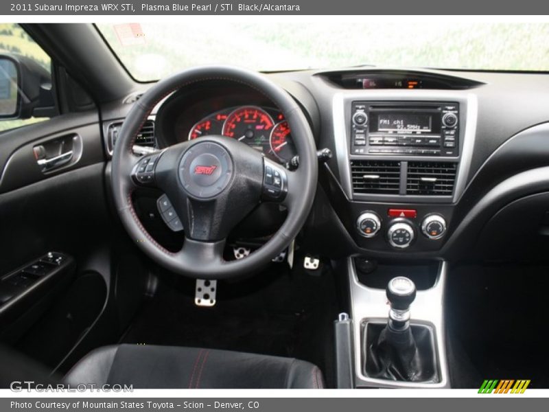 Dashboard of 2011 Impreza WRX STi