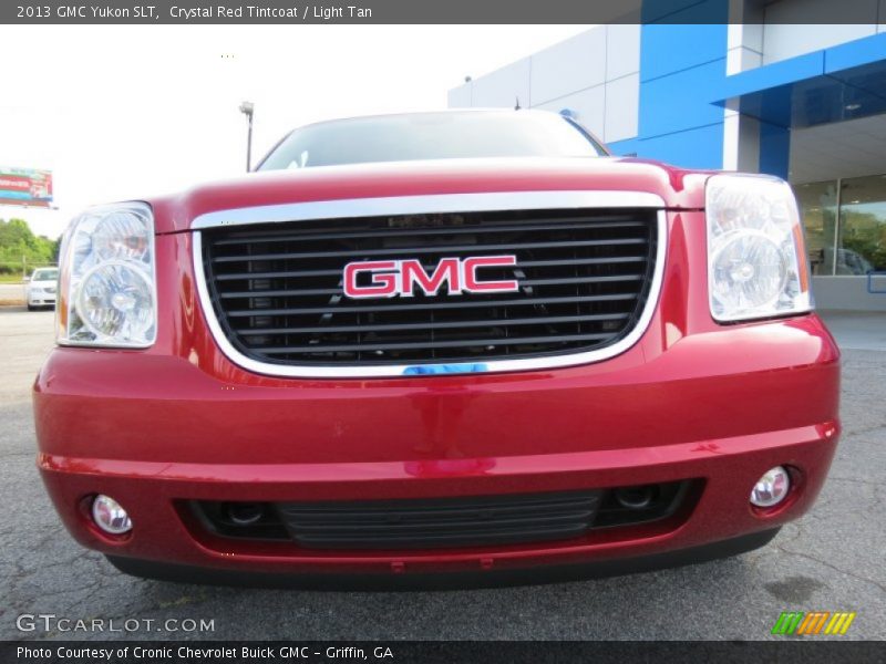 Crystal Red Tintcoat / Light Tan 2013 GMC Yukon SLT