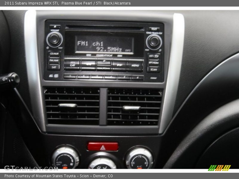 Controls of 2011 Impreza WRX STi