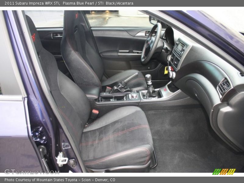 Front Seat of 2011 Impreza WRX STi