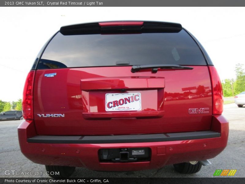 Crystal Red Tintcoat / Light Tan 2013 GMC Yukon SLT