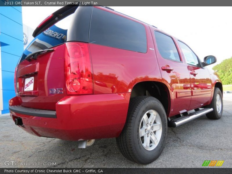 Crystal Red Tintcoat / Light Tan 2013 GMC Yukon SLT