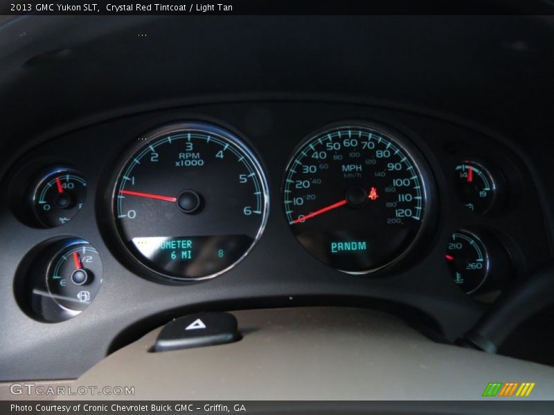 Crystal Red Tintcoat / Light Tan 2013 GMC Yukon SLT