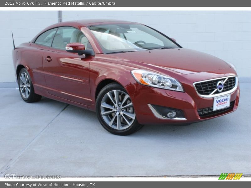 Flamenco Red Metallic / Calcite/Umbra 2013 Volvo C70 T5