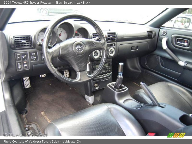  2004 MR2 Spyder Roadster Black Interior