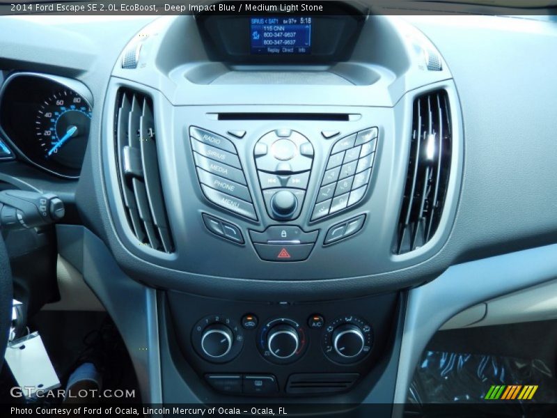 Deep Impact Blue / Medium Light Stone 2014 Ford Escape SE 2.0L EcoBoost